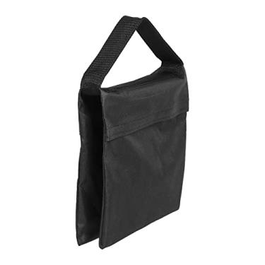 Imagem de ZGUZMCMK Suporte de Luz Tripé de Saco de Areia com Design de Alforje, Saco de Peso para Estúdio E Quintal, PRETO, Tamanho real