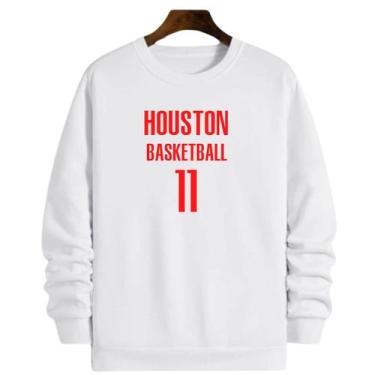 Imagem de Blusa Moletom Gola Basquete Houston Basketball número 11 - Loja Click 