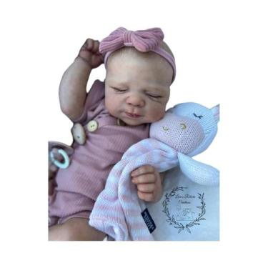 Imagem de Boneca Reborn De 19 Polegadas Para Bebê Recém-Nascido, Corpo Macio Rea
