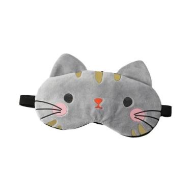 Imagem de Máscara De Olhos Portátil Em Estilo Cartoon Para Viagens E Descanso No