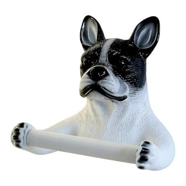 Imagem de Ｂｅｓｇａ Suporte para Papel Higiênico em Formato de Cachorro, Porta-Papel Higiênico, Dispensador de Papel para Banheiro Residencial e Comercial