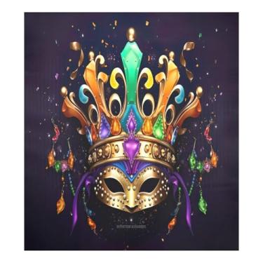 Imagem de Blueangle Capa de ímã de lava-louças de carnaval, decoração de capa frontal de lava-louças, adesivos de eletrodomésticos, adesivos de eletrodomésticos, adesivo magnético decorativo de 58,4 cm C x 66