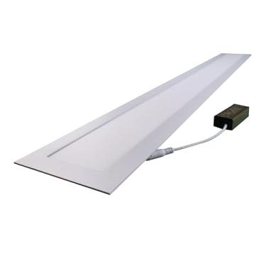 Imagem de Painel Plafon Luminária Retangular Led 120X15cm 36w Embutir Slim Branco Frio 6500k Ideal Para Cozinha, Sala, Quarto, Banheiro Bivolt - DDM LEDS