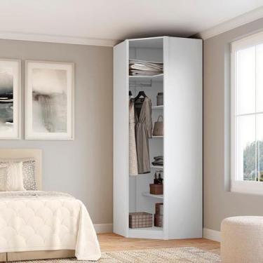 Imagem de Closet Modulado de Canto 45º Sem Portas 100% MDF Altezza - Belmax