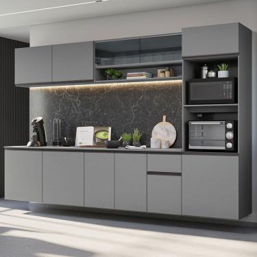 Imagem de Armário de Cozinha Completa 300 cm Suspenso Nice Madesa 03