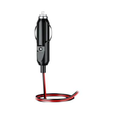 Imagem de Conector Macho De Acendedor De Cigarros 12V 24V Para Carro Com Fusível
