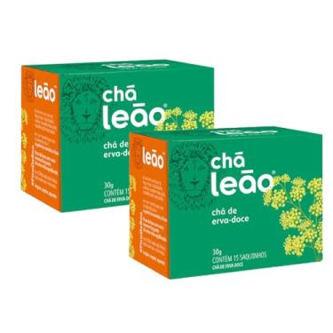 Imagem de Cha Leao Ervas Envelopado 2 Caxias 30 Saches Kits na Web (Erva Doce)