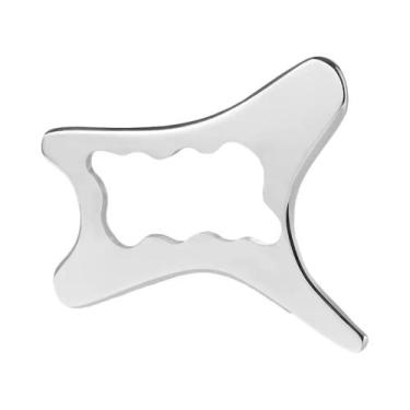 Imagem de Ferramenta De Massagem Gua Sha Em Aço Inoxidável, Faca De Raspagem Met