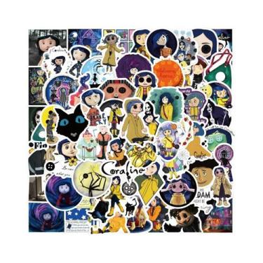 Imagem de Conjunto De Adesivos De Porta Secreta Do Filme De Terror Coraline, 60 