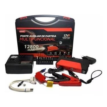 Imagem de Fonte Auxiliar De Partida Portátil Veicular  Compressor Ar - KNUP