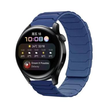 Imagem de Pulseira Magnética De Silicone De 20mm 22mm Para Relógio Huawei GT 6 p