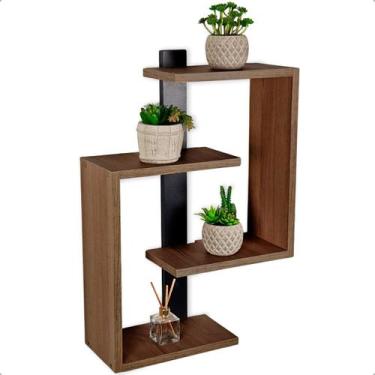 Imagem de Prateleira Nicho Suspenso Decorativo De Parede Madenza - Loja da Isa, 