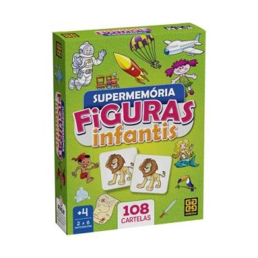 Imagem de Brinquedo Jogo Supermemoria Figuras Infantis Grow - 02646