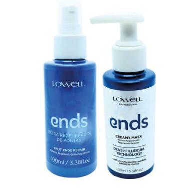 Imagem de Lowell Ends Regenerador Pontas Extra 100ml e Booster Mask 100ml