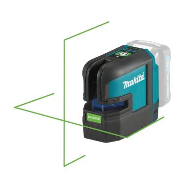 Imagem de Nivelador Laser de Linhas Cruzadas 25M Resistente Água Com Bolsa Suporte de Parede SK105GDZ Makita