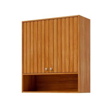 Imagem de Armario Aereo Divina 80 Cm Com 2 Portas Cinamomo Cinamomo