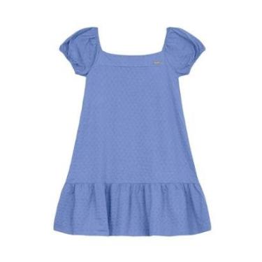 Imagem de Vestido infantil menina texturizado Brandili-Feminino