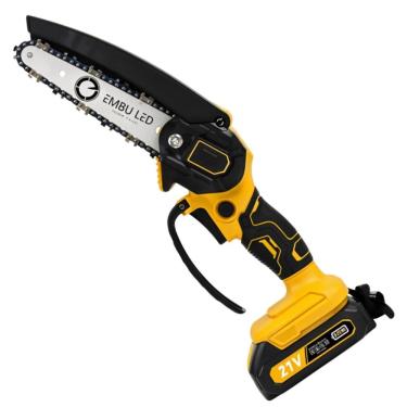 Imagem de Motosserra Mini Com 2 Baterias 21V 2.0AH Bivolt + Maleta E Acessórios