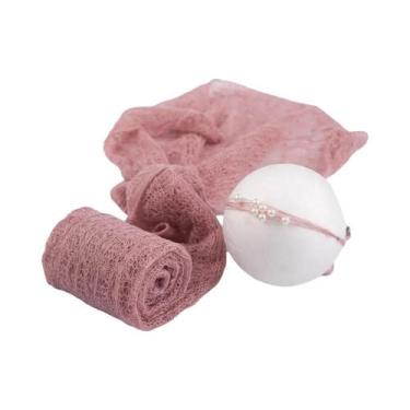 Imagem de Cobertor De Tricô Macio De Mohair Para Recém-nascidos, Acessórios Para