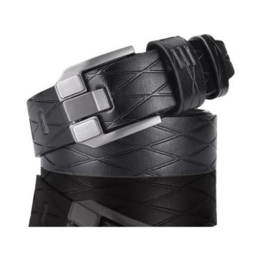 Imagem de Cinto Casual Masculino De Couro Puro Com Fivela De Agulha Para Jovens 