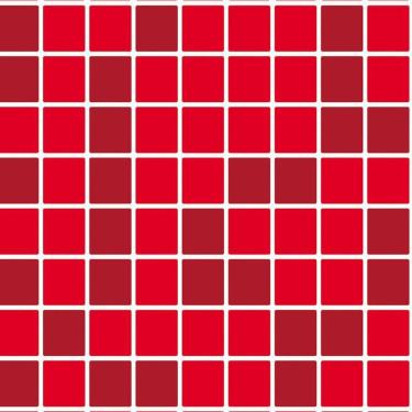 Imagem de Papel De Parede Pastilhas Vermelhas Adesivo Banheiro Cozinha