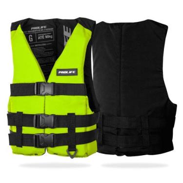 Imagem de Colete Flutuador Simetria - Prolife, Amarelo flúor, GG (Até 110Kg)