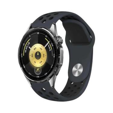 Imagem de Pulseira De Silicone Esportiva 22/20/18mm Para Huawei Watch GT5 GT6 GT