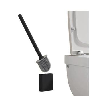 Imagem de Mini Escova De Silicone Para Vaso Sanitário, À Prova De Vazamento, Cer