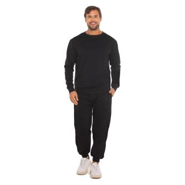 Imagem de Casaco Moletom Preto M - Basic+