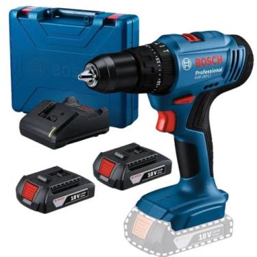 Imagem de Parafusadeira furadeira impacto bateria 18v gsb 183li bosch, Bivolt