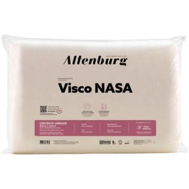 Imagem de Travesseiro Altenburg Viscoelástico Nasa Suporte Firme 46cm x 66cm Mar