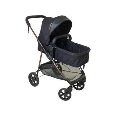 Imagem de Carrinho de Bebê Passeio Berço Moisés Napoli Preto Galzerano, Preto e 