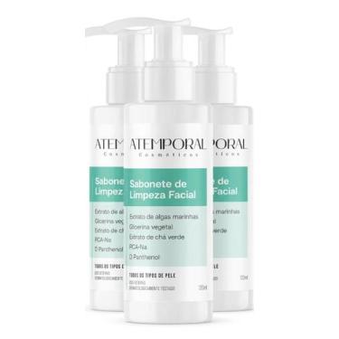 Imagem de Gel Limpeza Facial Chá Verde Pele Oleosa Anti Oleosidade 120ml - ATEMP