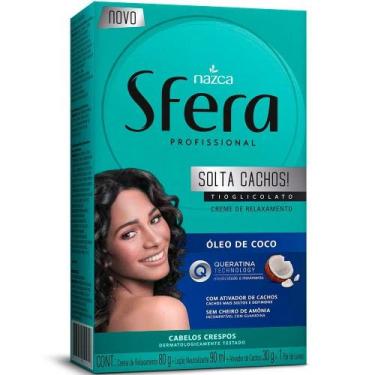 Imagem de kit Alisante Sfera Nazca Óleo De Coco Solta Cachos