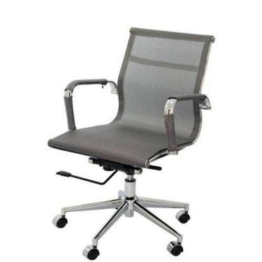 Imagem de Cadeira Diretor Giratória Tela Eames Cinza