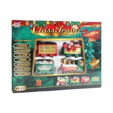 Imagem de Conjunto De Brinquedos De Trem Elétrico De Natal Para Crianças, Decora