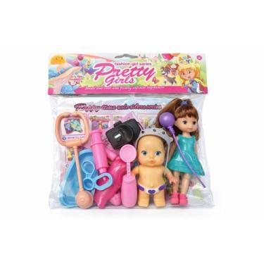 Imagem de Kit Boneca Infantil com Acessórios Médicos  Brinquedo Educa - Skyshopm
