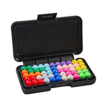 Imagem de Quebra-Cabeça 3D IQ: Jogo De Tabuleiro Familiar Com 120 Desafios Cláss