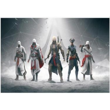Imagem de MOUSE PAD GAMER SPEED GRANDE 70x35CM  - FAMILIA ASSASSINO - Exbom