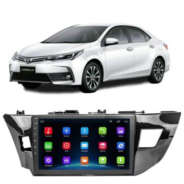 Imagem de Kit Central Multimídia Android Corolla 2015 2016 2017 9 Polegadas Blue