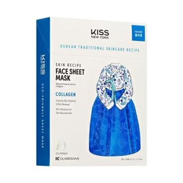 Imagem de Máscara facial coreana kiss new york collagen colágeno