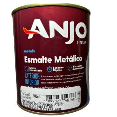 Imagem de Anjo esm sint ouro metalico antigo f75 900 ml