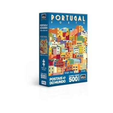 Imagem de Quebra cabeça de 500 peças Nano - Postais - PORTUGAL - Toyster