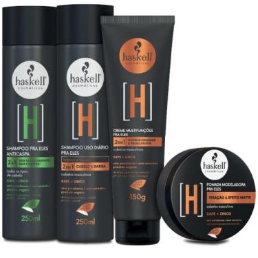 Imagem de Kit H Haskell  Tratamento capilar completo para eles (4 itens)