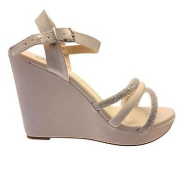 Imagem de Sandália Napa Turim Casual Moleca Feminina Anabela-Feminino