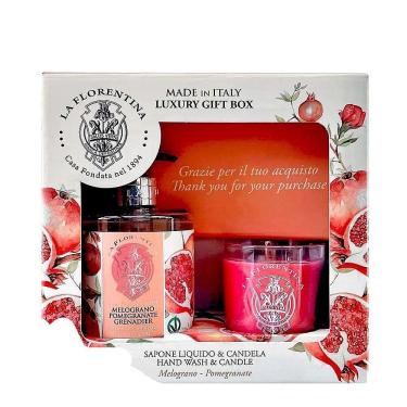 Imagem de Kit La Florentina Bell Relax Pomegranate - Gel De Banho 200ml + Sabonete 106g + Creme P...