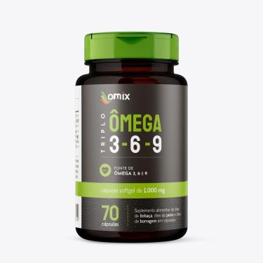Imagem de Triplo Ômega 3-6-9- 70 Cápsulas - Omix-Unissex