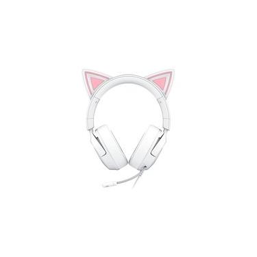 Imagem de Headset Gamer Razer Kraken Kitty V3 X, RGB Chroma, Iluminação nas Orelhas, USB, Branco...