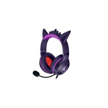 Imagem de Headset Gamer Razer Kraken Kitty V2, Chroma RGB, Conexão USB, Gengar Edition - RZ04-047...