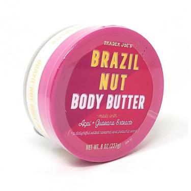 Imagem de Noz do Brasil Body Butter Trader Joe's com açaí e guaraná 227g